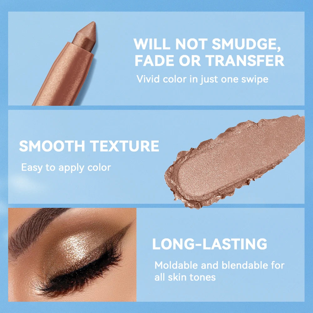 Creamy Eyeshadow Stick for Long-Lasting Eye Makeup