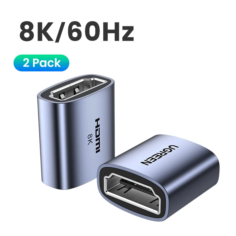 8K HDMI 2.1 Female to Female Extension Adapter Coupler