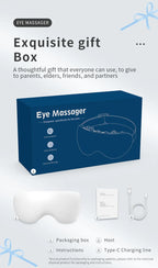 Smart Eye Massager with Cooling and Vibration for Eye Strain