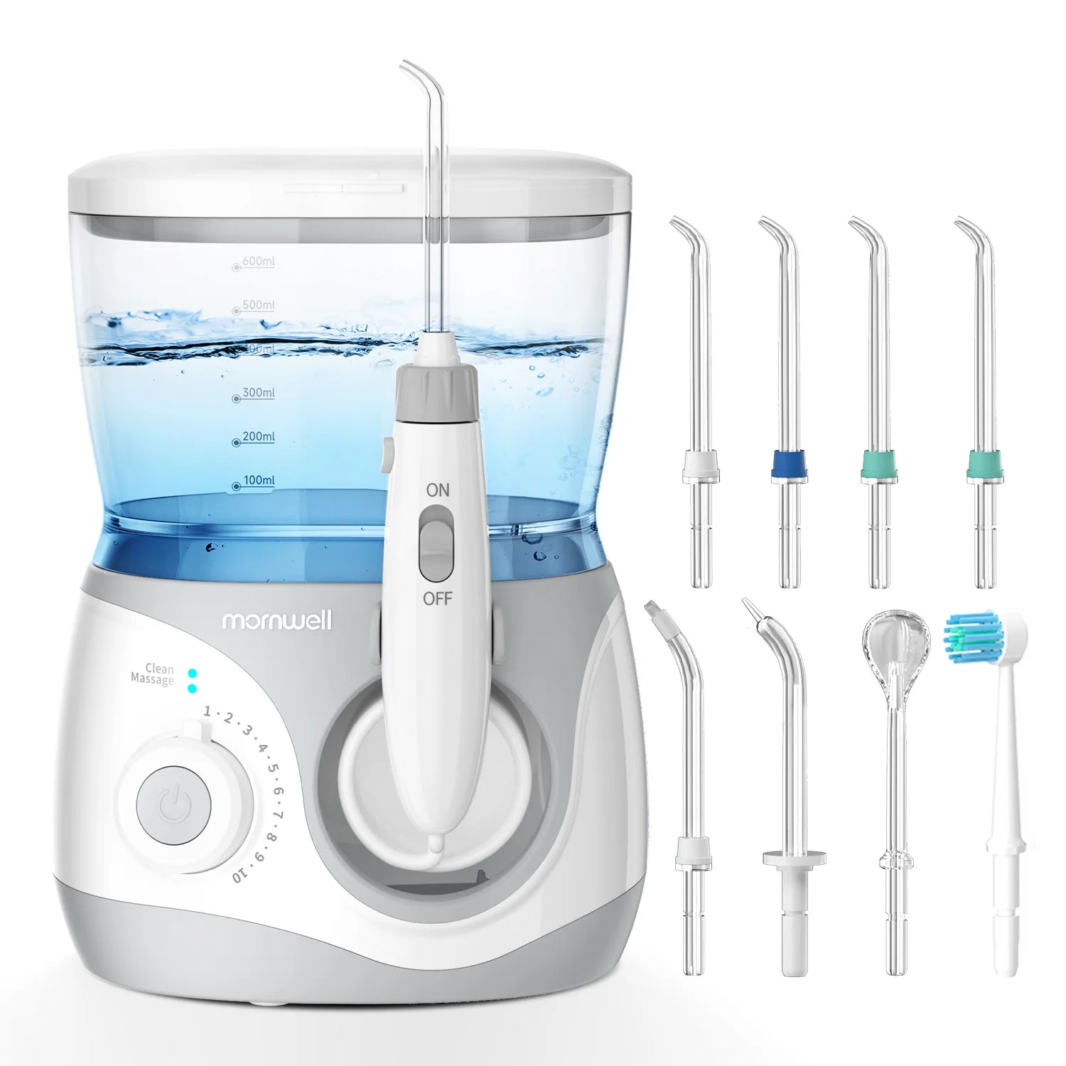 Electric Water Flosser with 8 Nozzles for Deep Oral Cleaning - 1