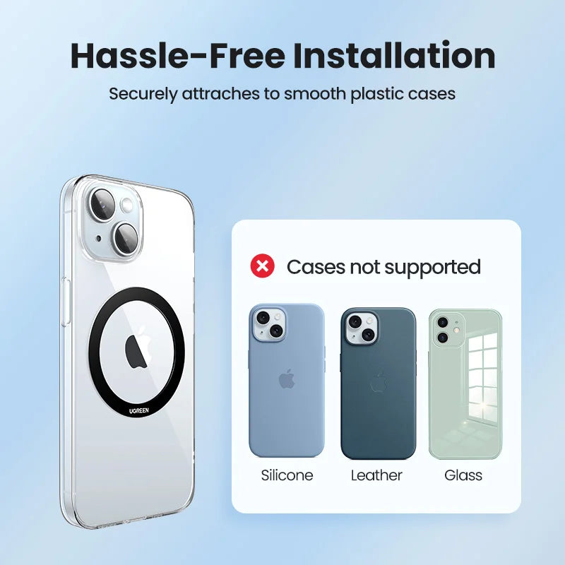 Magnetic Adhesive Ring for Wireless Charging and Phone Holders - 6