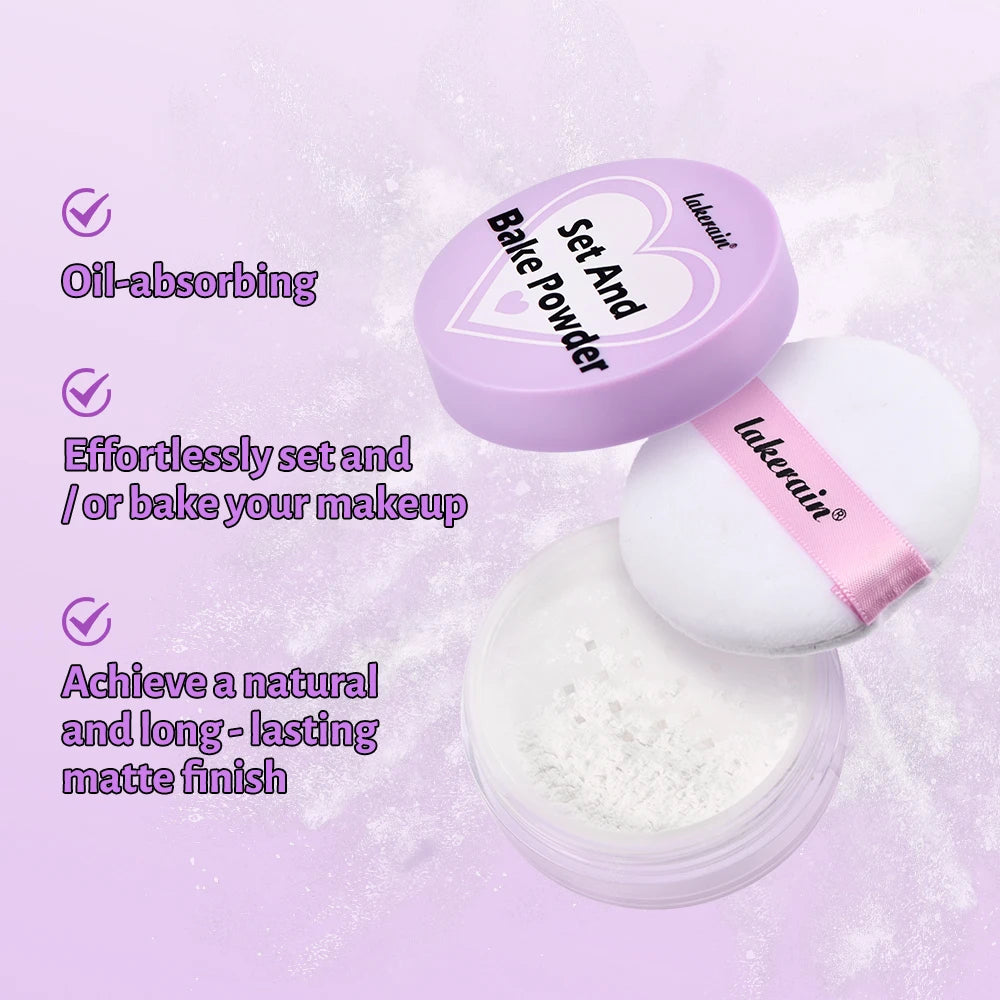 Oil-Control Matte Setting and Baking Face Powder - 4