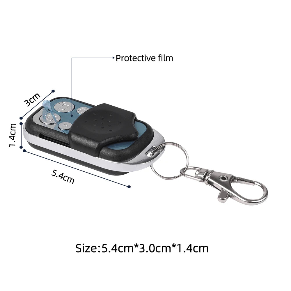 4 Channel 433MHz Wireless Cloning Remote Control for Gates and Doors
