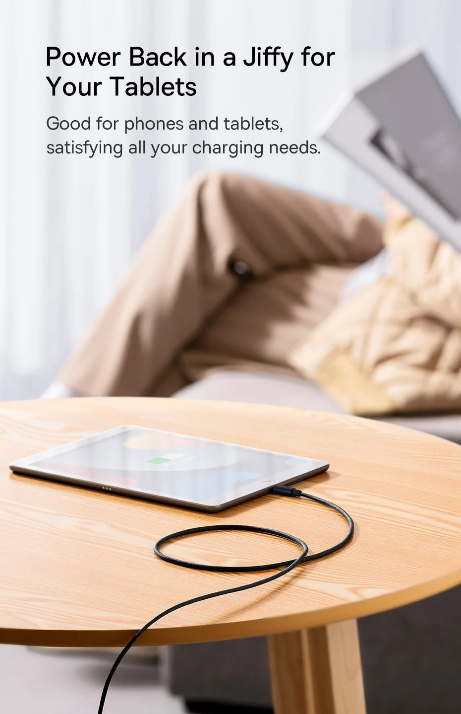USB-C to Lightning Fast Charging and Data Sync Cable - 12