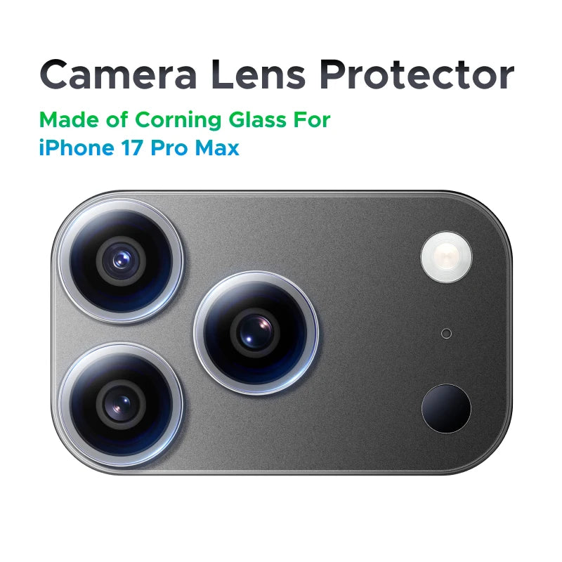 Glass Camera Lens Protector for iPhone 17 Series