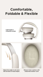 Wireless Noise-Canceling Bluetooth Studio Headphones
