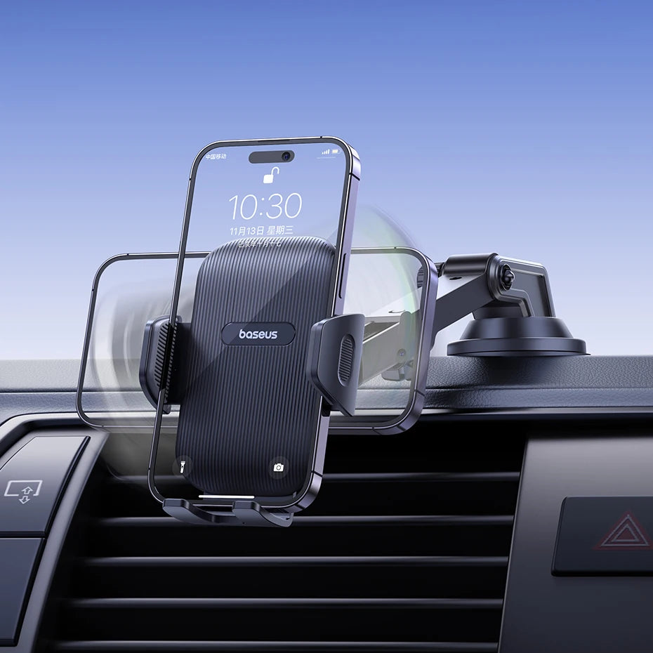 Adjustable Suction Cup Car Phone Holder for Dashboard and Windshield
