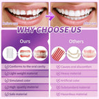 Comfort Fit Silicone Dentures Set for Instant Smile