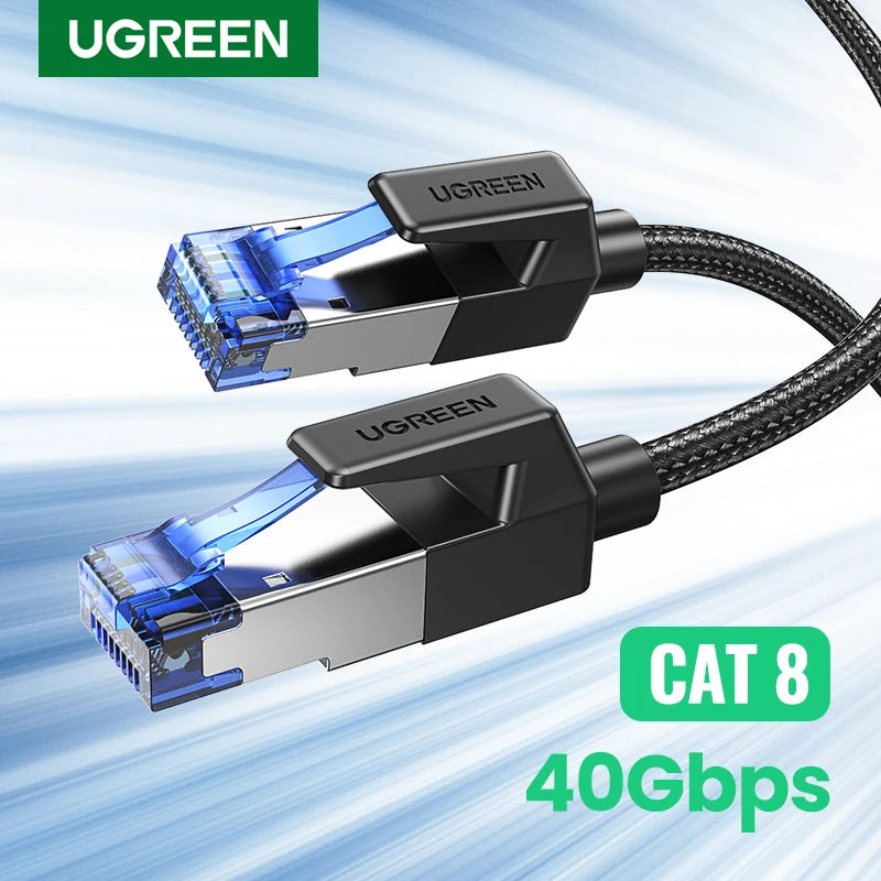 Cat8 Ethernet Cable 40Gbps High-Speed Internet Lan Cord