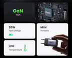 30W GaN Fast USB-C Wall Charger for Smartphones