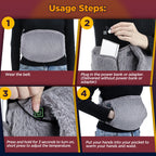 Electric Heated Waist Warmer Belt for Pain Relief