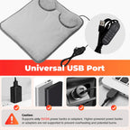 USB Electric Heated Foot Warmer for Home and Office