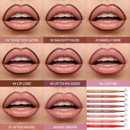 Waterproof Felt-Tip Lip Liner for Sculpting and Contouring