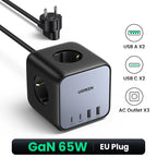 100W GaN 6-in-1 Fast Desktop Charging Station and Power Strip