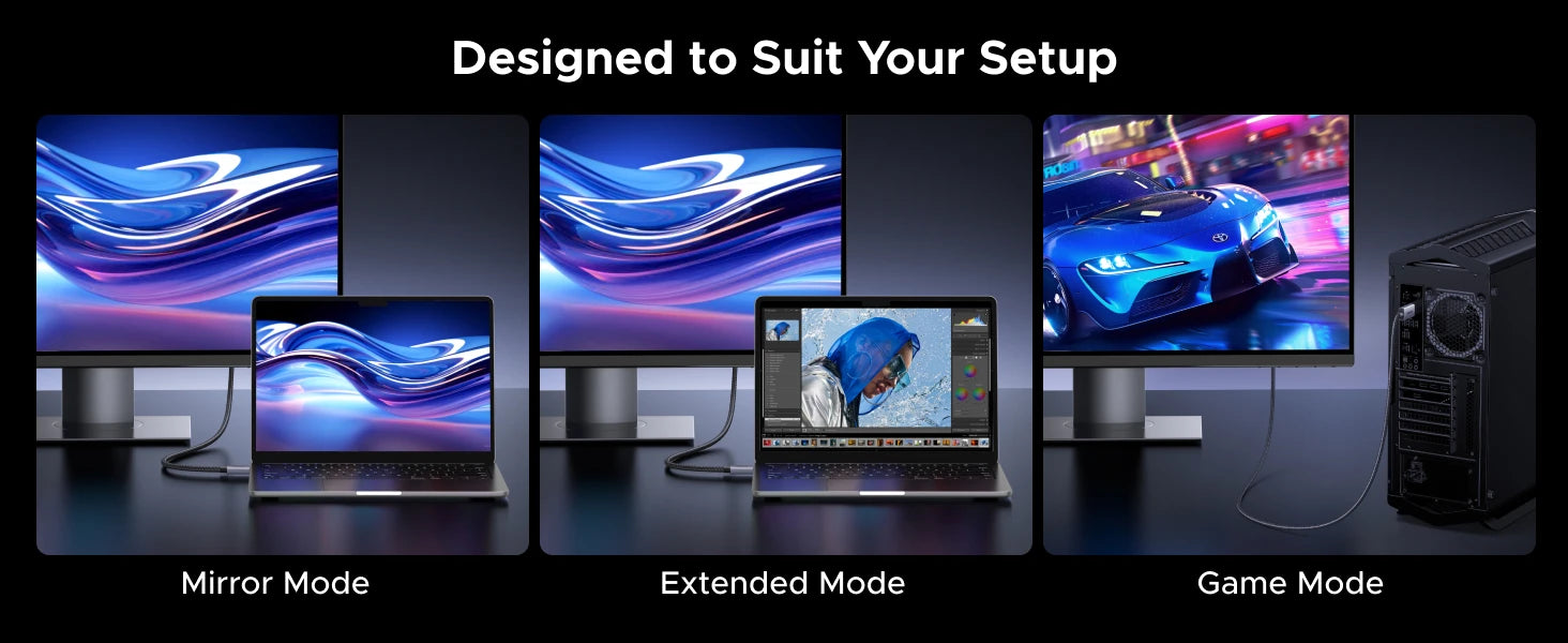 8K DisplayPort to HDMI Adapter Cable 60Hz - 12