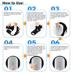 Cordless Heated Air Compression Foot and Ankle Massager