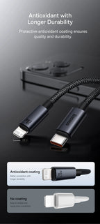 USB-C to Lightning Fast Charging and Data Sync Cable