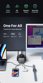 65W GaN Desktop Charging Station and Power Strip