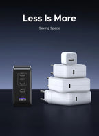 200W GaN Fast Wall Charger for Laptops and Smartphones