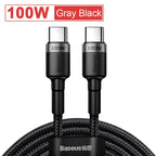 100W USB-C to USB-C Fast Charging and Data Cable