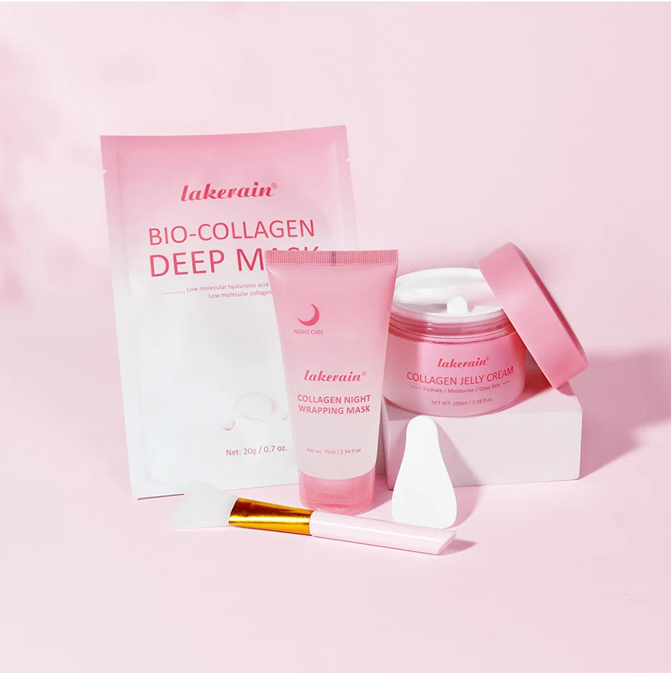 Collagen Face Skincare Set for Deep Nourishment and Hydration