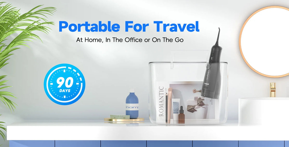 Portable Cordless Water Flosser for Teeth and Braces