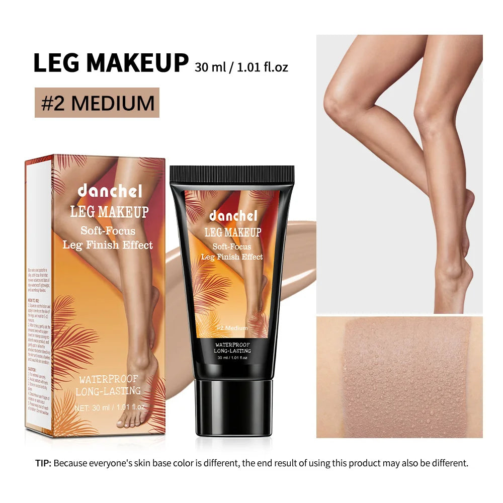 Waterproof Leg Makeup Body Foundation for Flawless Skin - 1