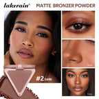 Matte Bronzer Contour Powder for Face Sculpting