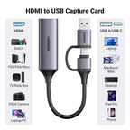 HDMI to USB-C Video Capture Card for Live Streaming and Recording