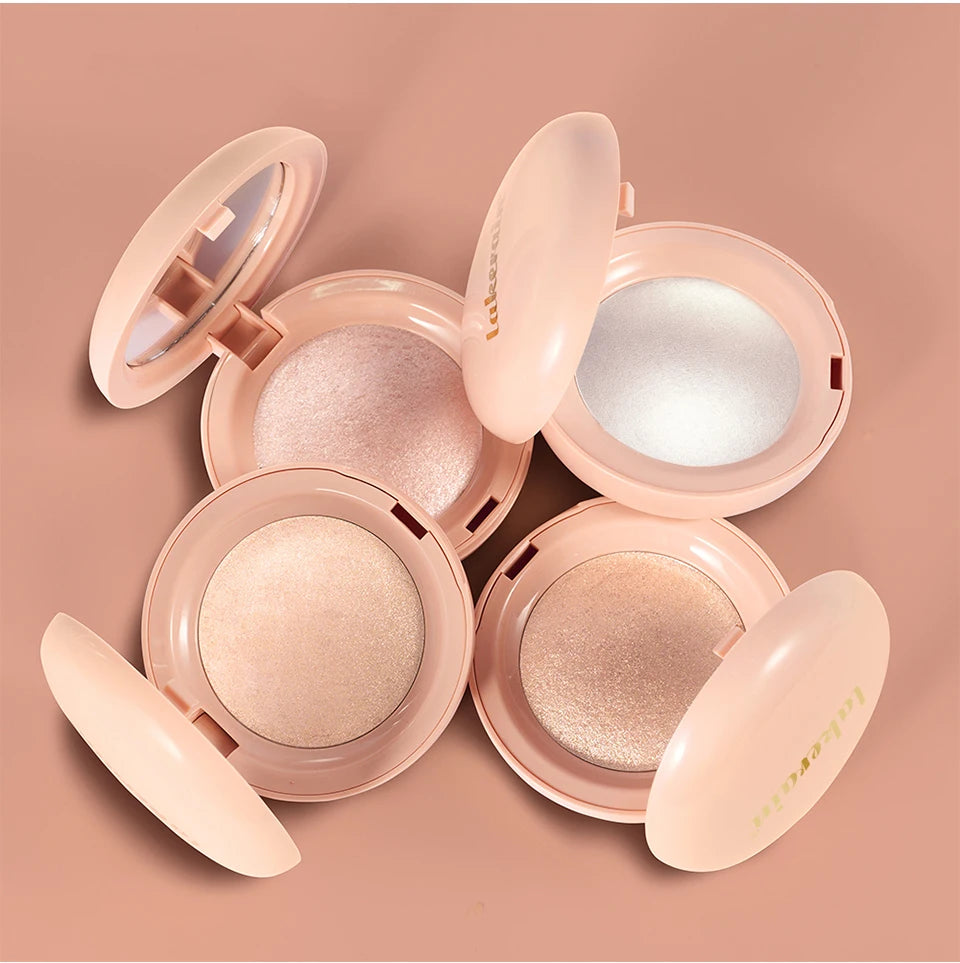 Silken Touch Baked Highlighter Powder for Radiant Glow