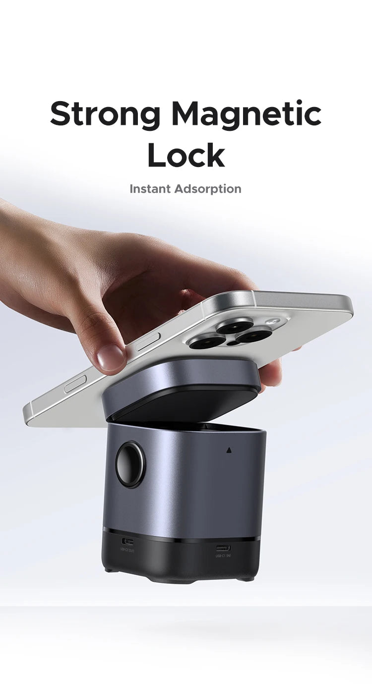 2-in-1 Qi2 15W Magnetic Wireless Charging Stand