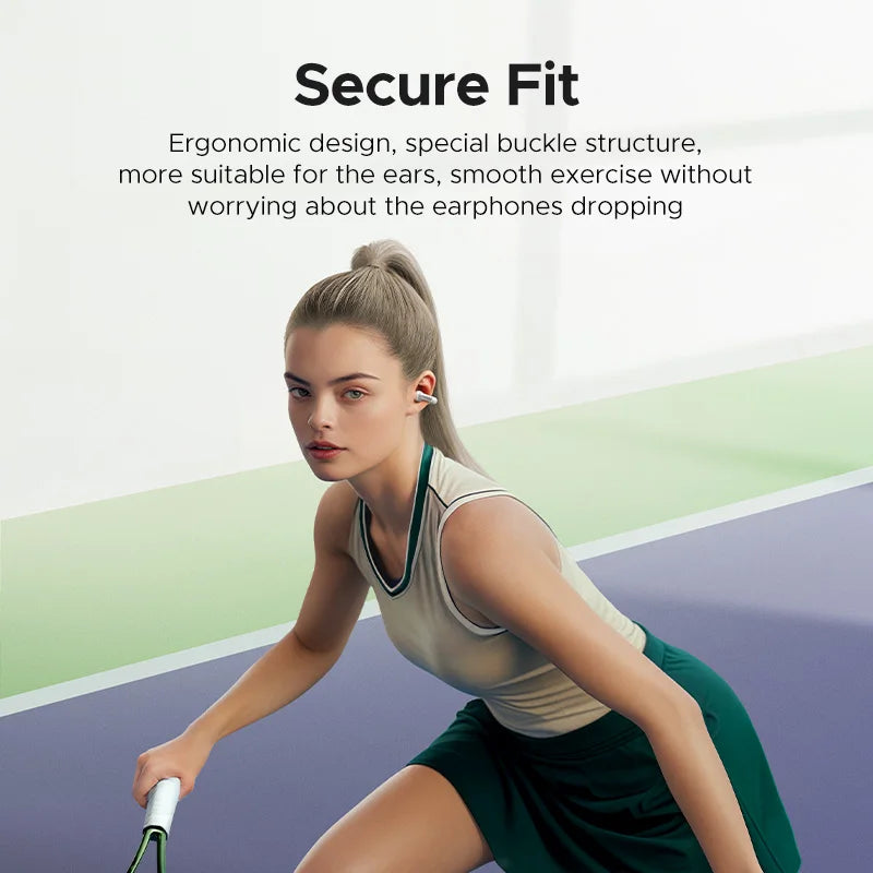 Open Ear Wireless Bluetooth 5.4 Clip-On Sports Earbuds