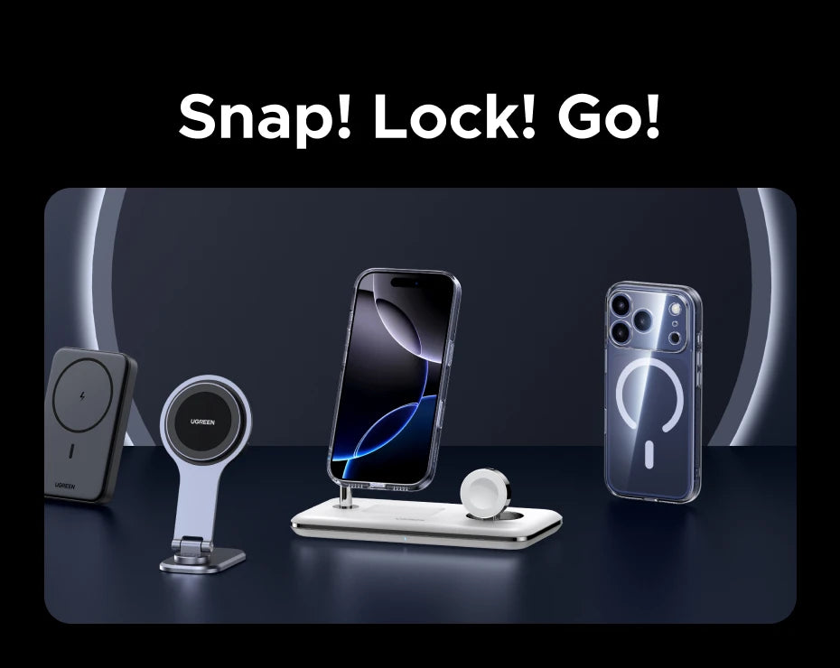 Magnetic Shockproof Clear Phone Case for iPhone 17 Series - 20