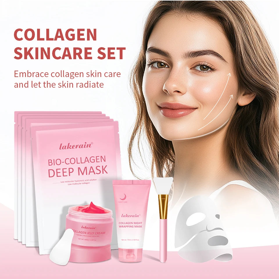 Collagen Face Skincare Set for Deep Nourishment and Hydration
