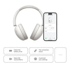 Wireless Bluetooth 5.4 Over-Ear Headphones with 80H Playtime