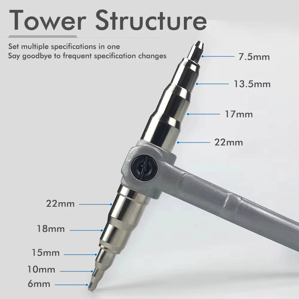 Handheld Copper and Aluminum Pipe Tube Expander Tool 6-22mm