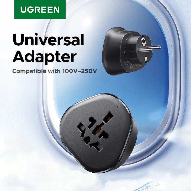 Universal International Travel Plug Adapter for Global Use