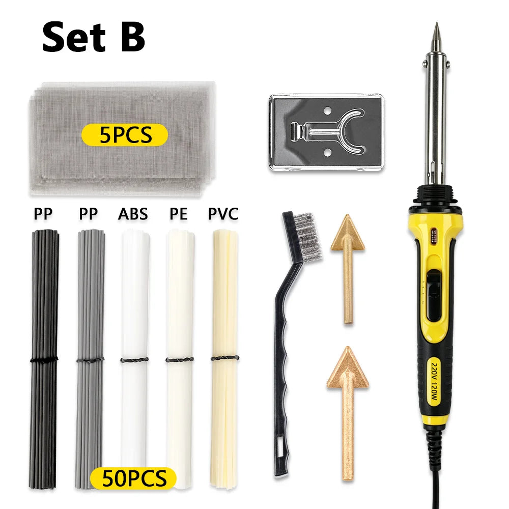 Professional Plastic Welding Soldering Iron Repair Tool Kit
