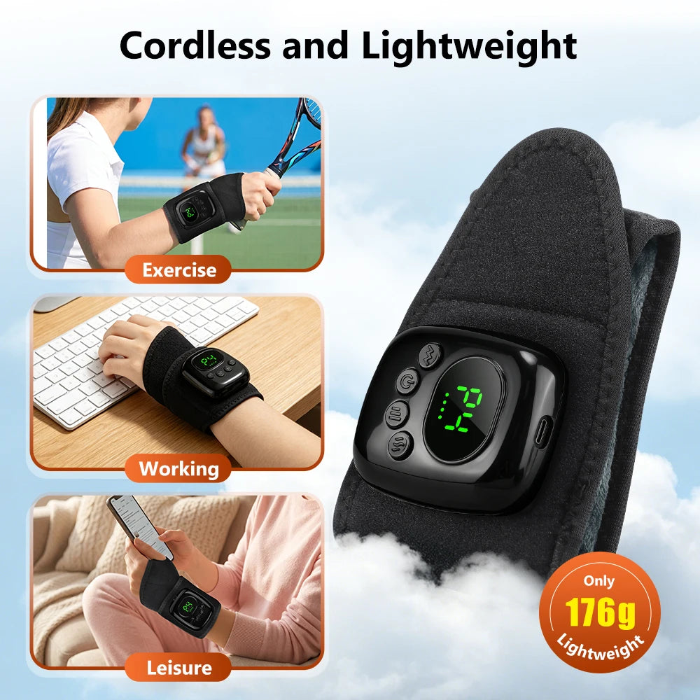 Cordless Heated Air Compression Wrist Massager - 14