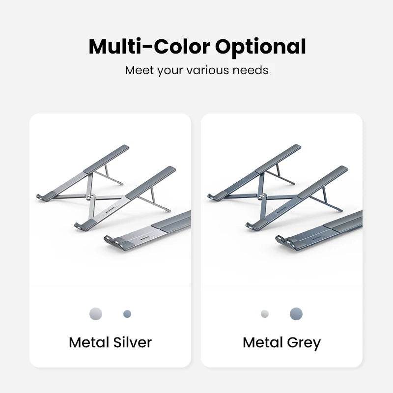 Adjustable Aluminum Foldable Laptop Stand for Desk