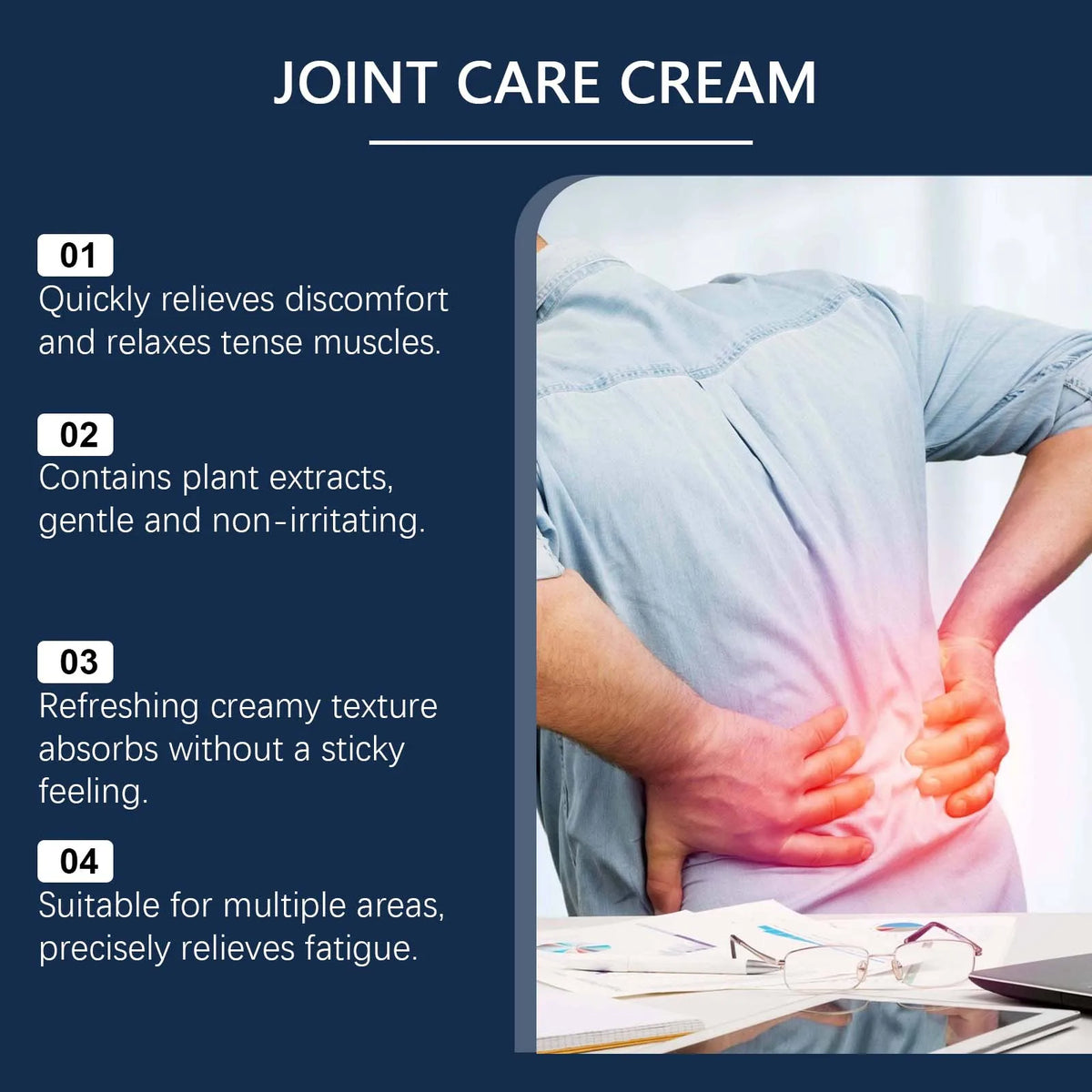 Soothing Joint and Muscle Relief Massage Cream