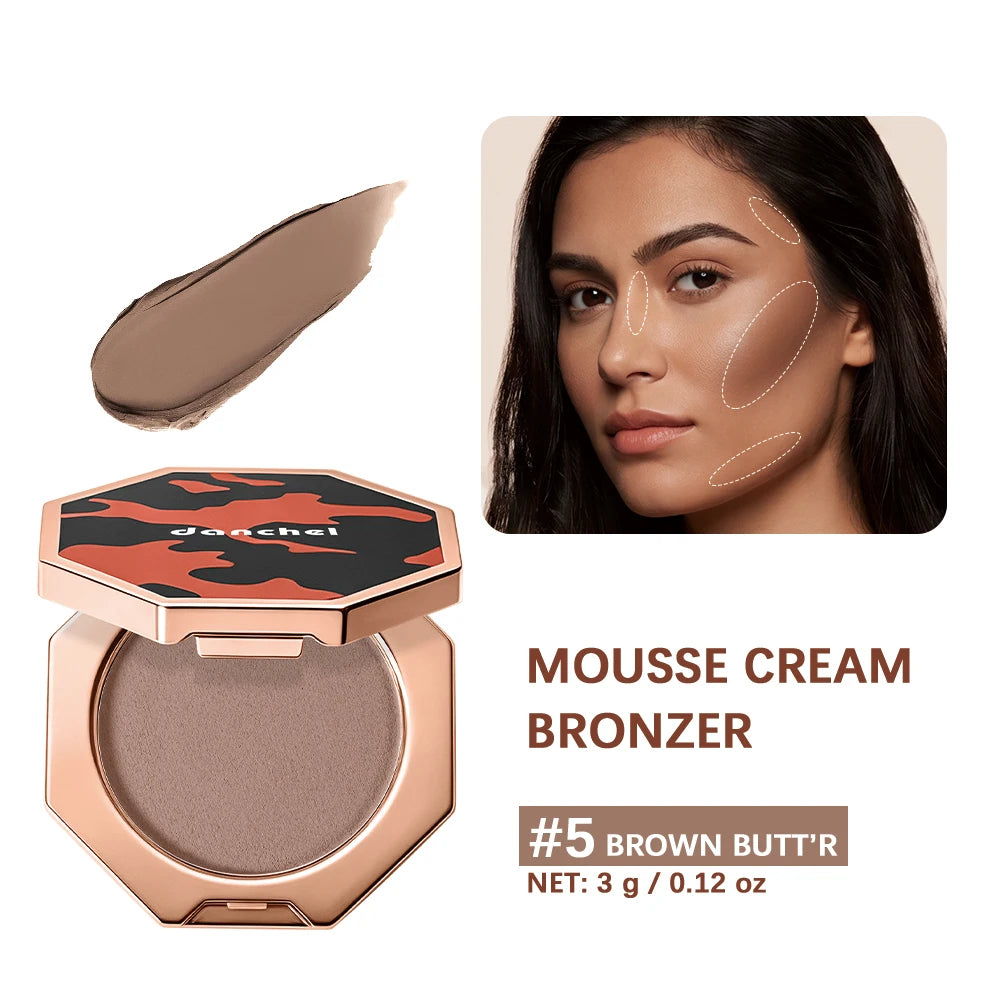 Cream Mousse Bronzer for Face Sculpting and Contouring - 20