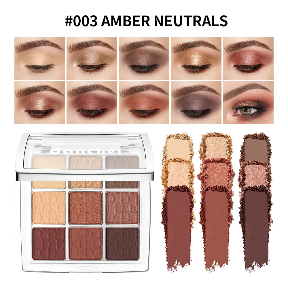 9-Shade Matte and Shimmer Eyeshadow Palette - 22
