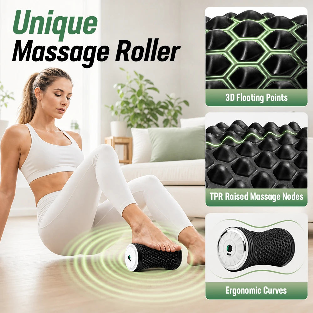 Electric Vibrating Massage Roller for Muscle Recovery - 8
