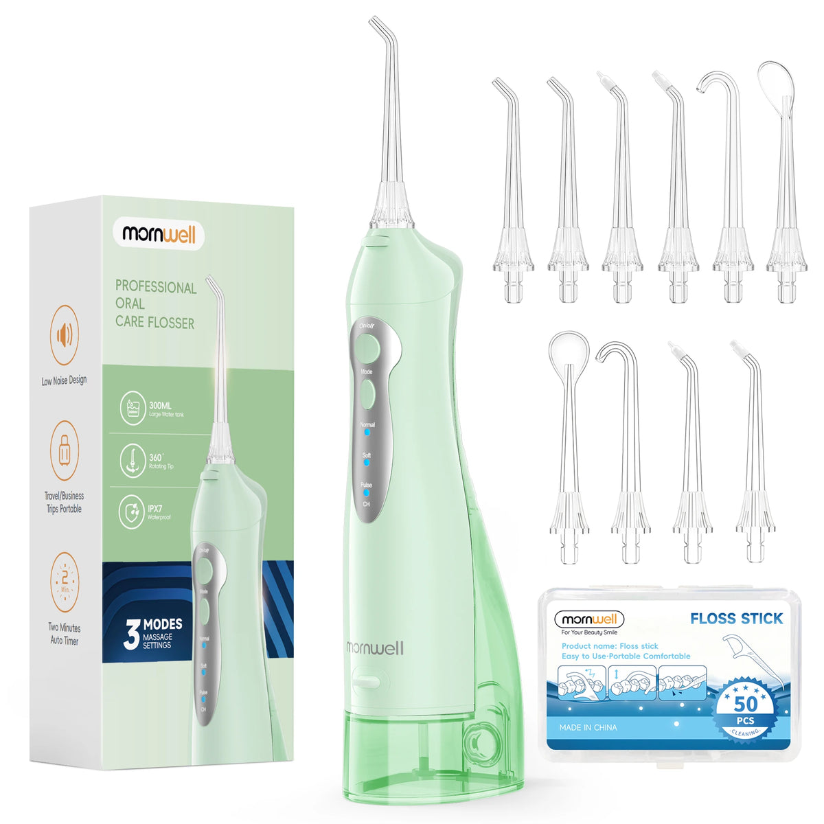 Portable Rechargeable Oral Irrigator Water Flosser