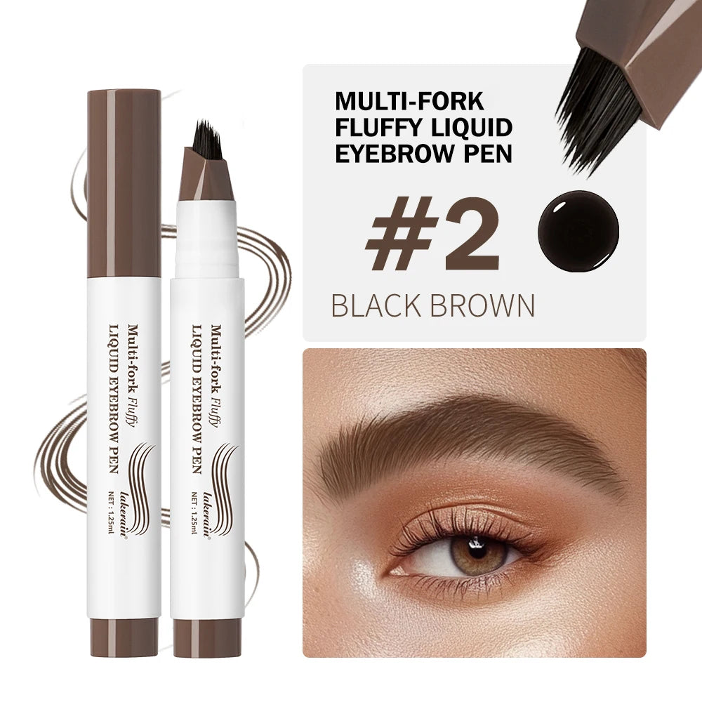 Waterproof Multi-Fork Liquid Eyebrow Pen - 21