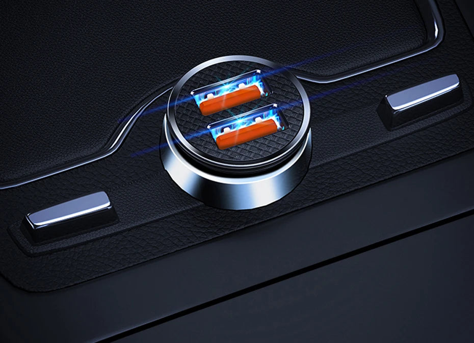 30W Dual Port Fast Car Charger USB and Type-C - 17