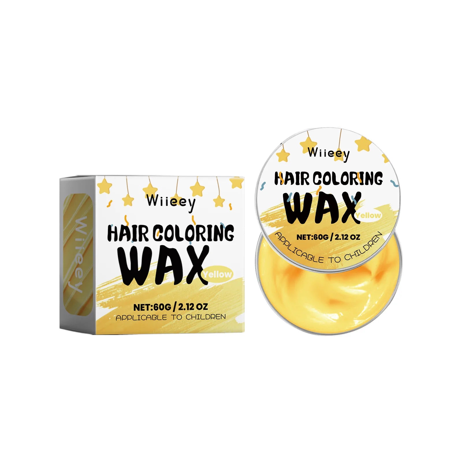 Temporary Hair Color Wax for Kids and Party Styling - 12