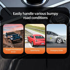 60W Dual Port USB Car Charger with PD QC3.0 Voltmeter and Ambient Light