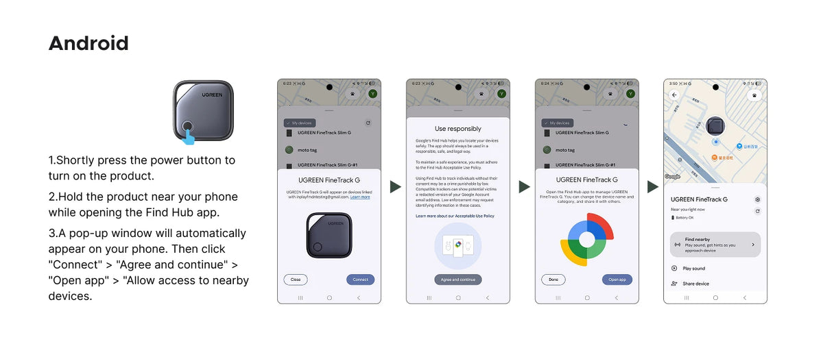 Bluetooth Smart Finder for Apple Find My and Android